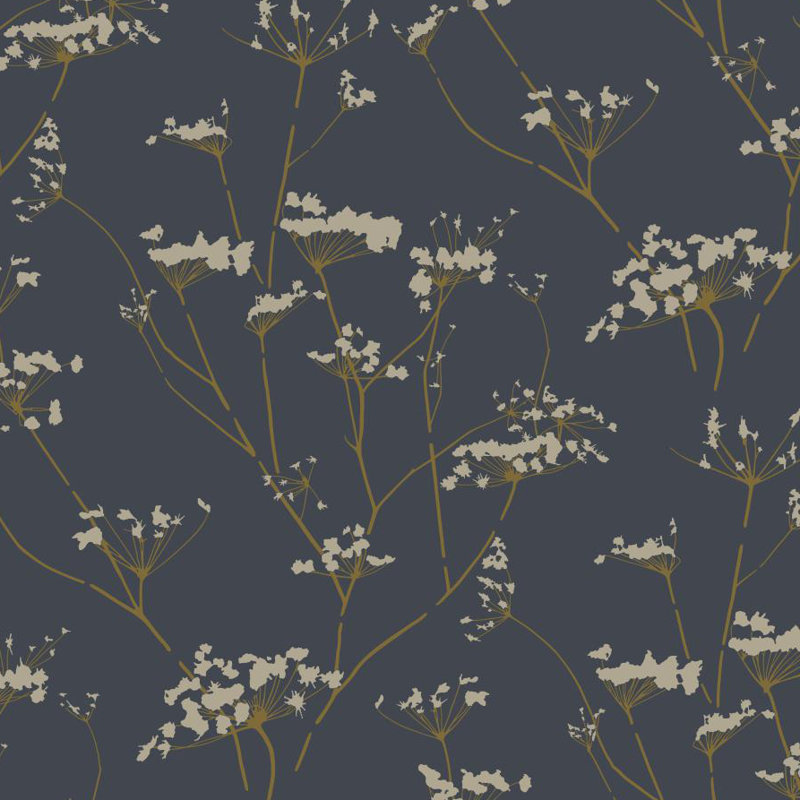 York Wallcoverings Modern Luxe Enchanted 33' x 20.5" Botanical